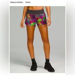 Lululemon speed up 4” shorts size 10